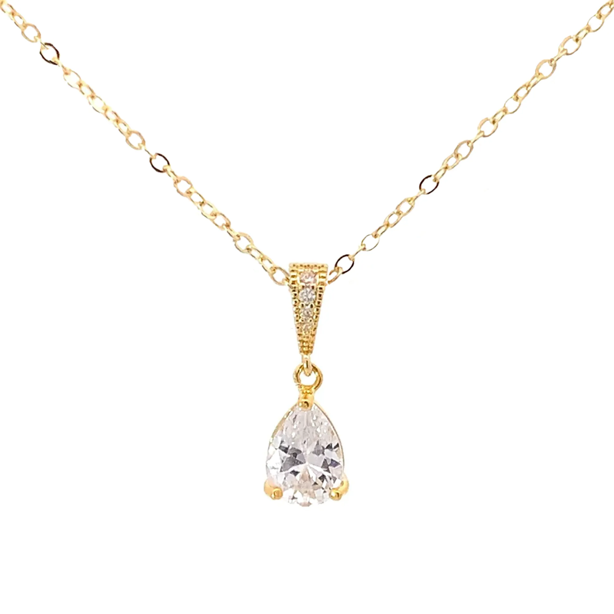 Avery Mini Teardrop Necklace