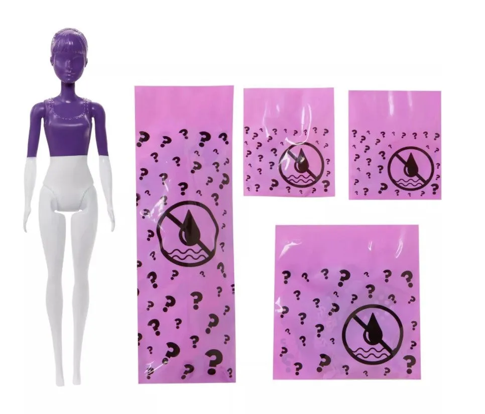 Barbie Colour Reveal Doll Pink Tube