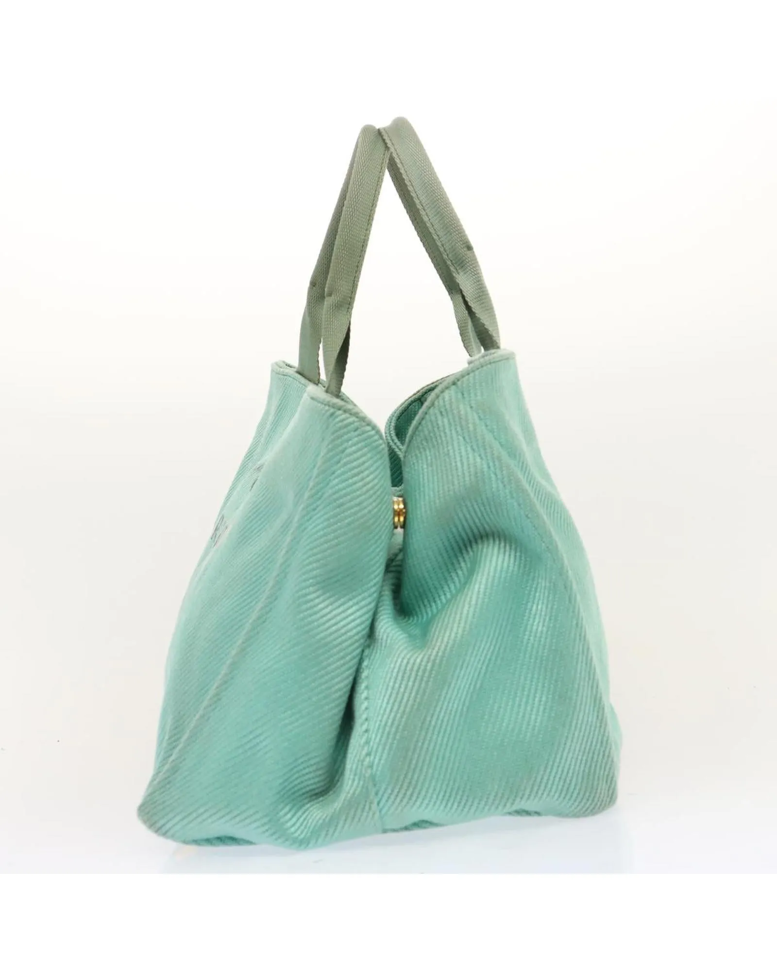 Blue Canvas Hand Bag with Accessories - Rank C