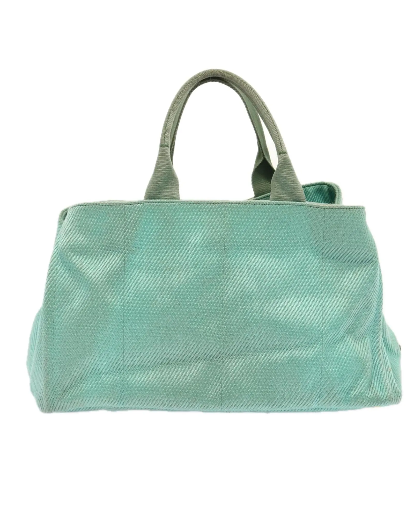 Blue Canvas Hand Bag with Accessories - Rank C