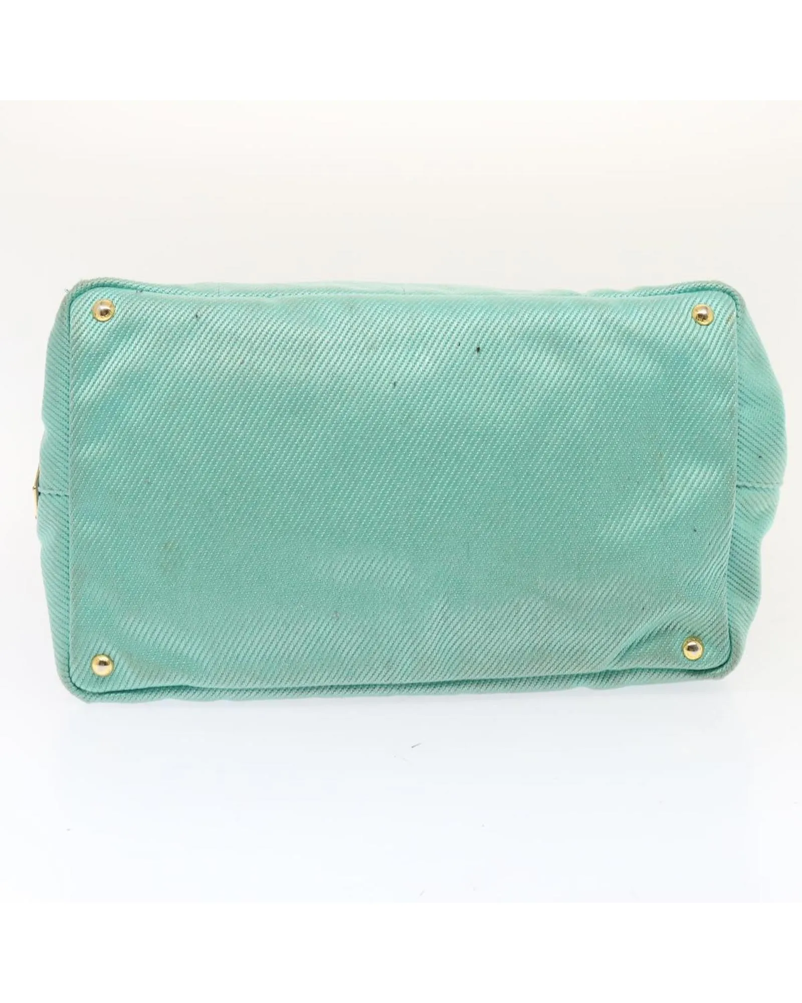 Blue Canvas Hand Bag with Accessories - Rank C