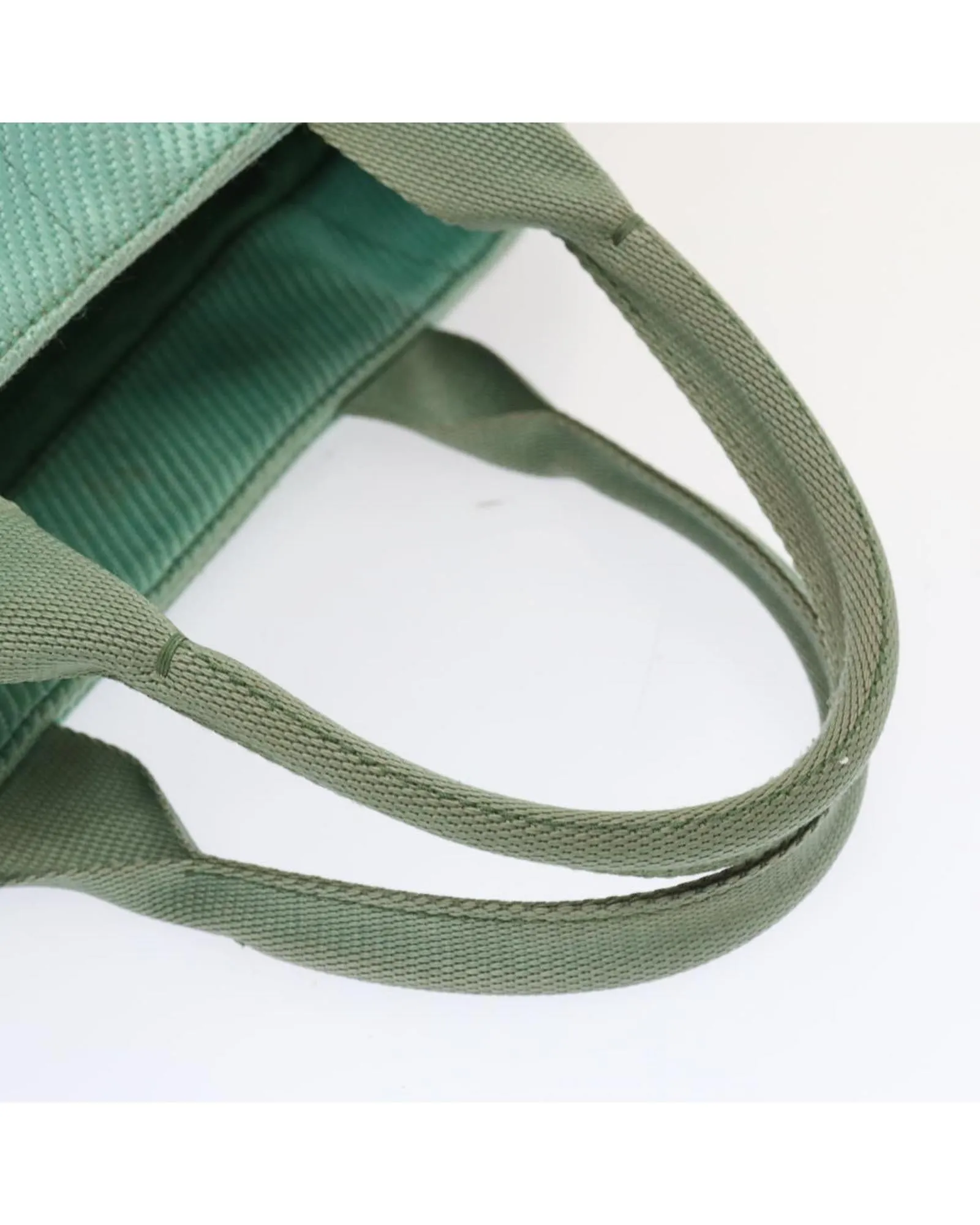 Blue Canvas Hand Bag with Accessories - Rank C