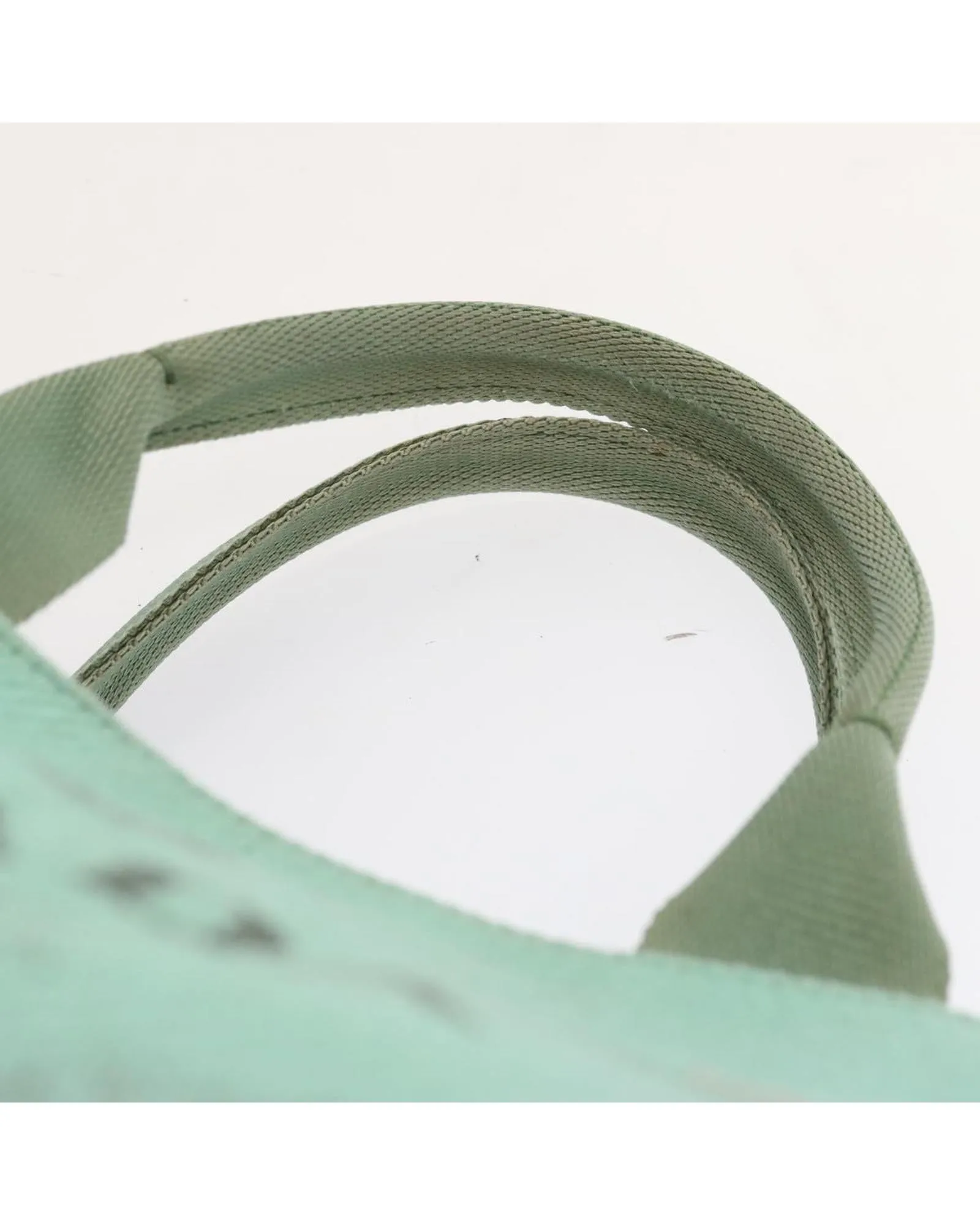 Blue Canvas Hand Bag with Accessories - Rank C