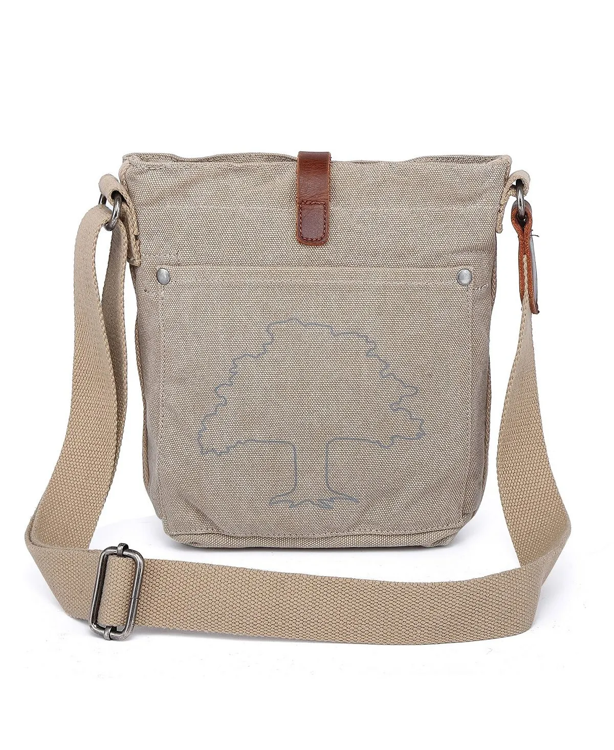 Canvas shoulder bag Forest TSD BRAND