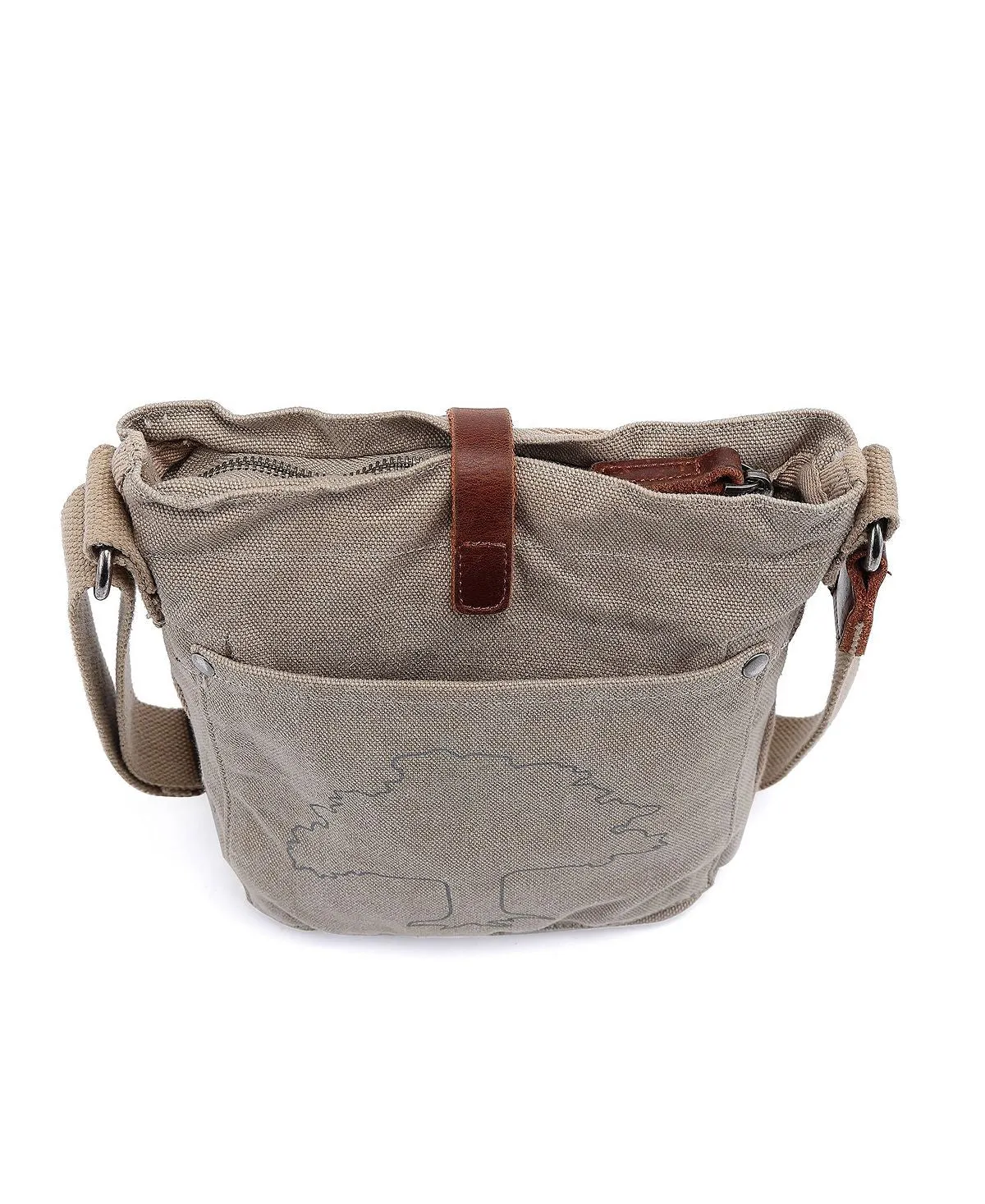 Canvas shoulder bag Forest TSD BRAND