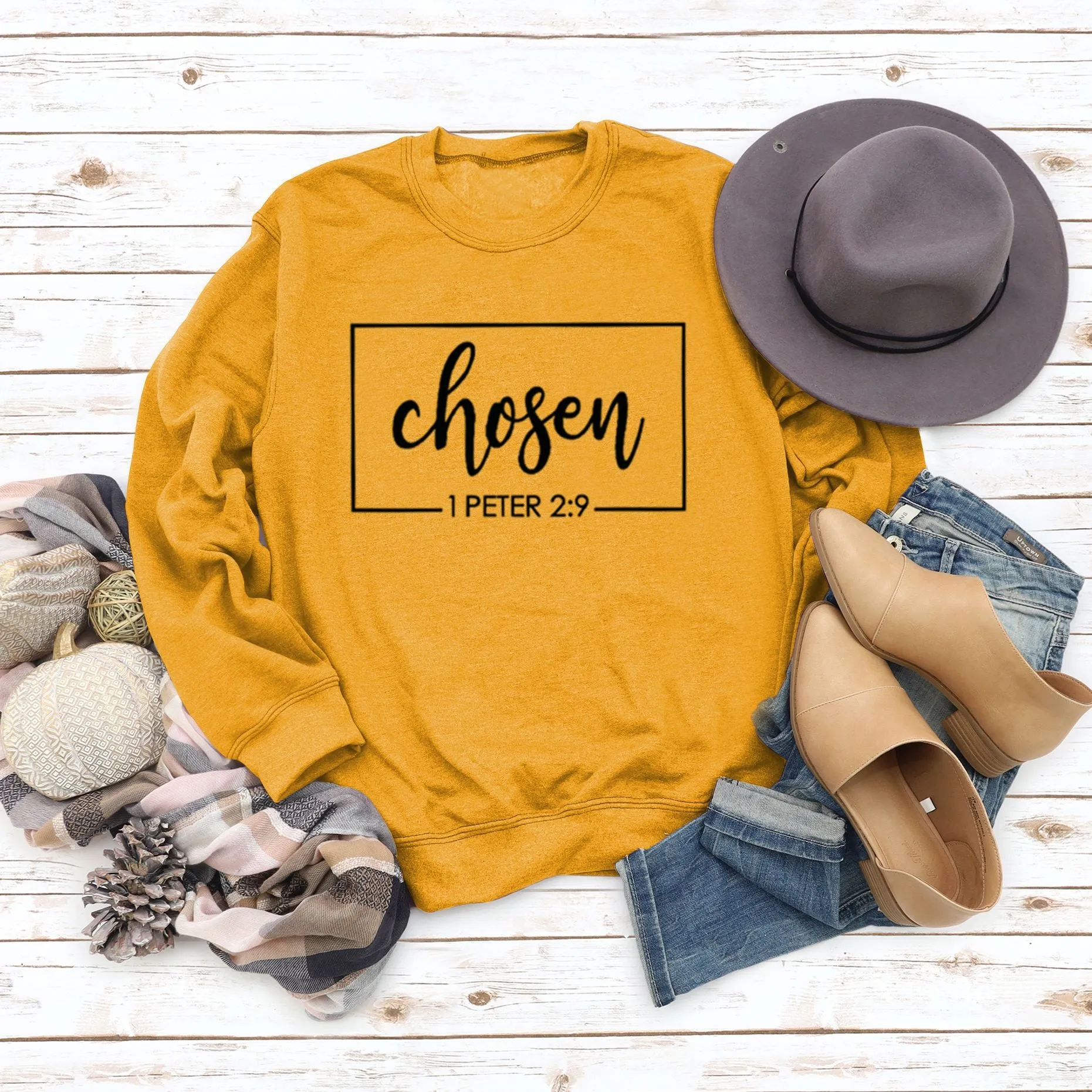 Casual O-Neck Long Sleeve Letter Print Sweatshirt