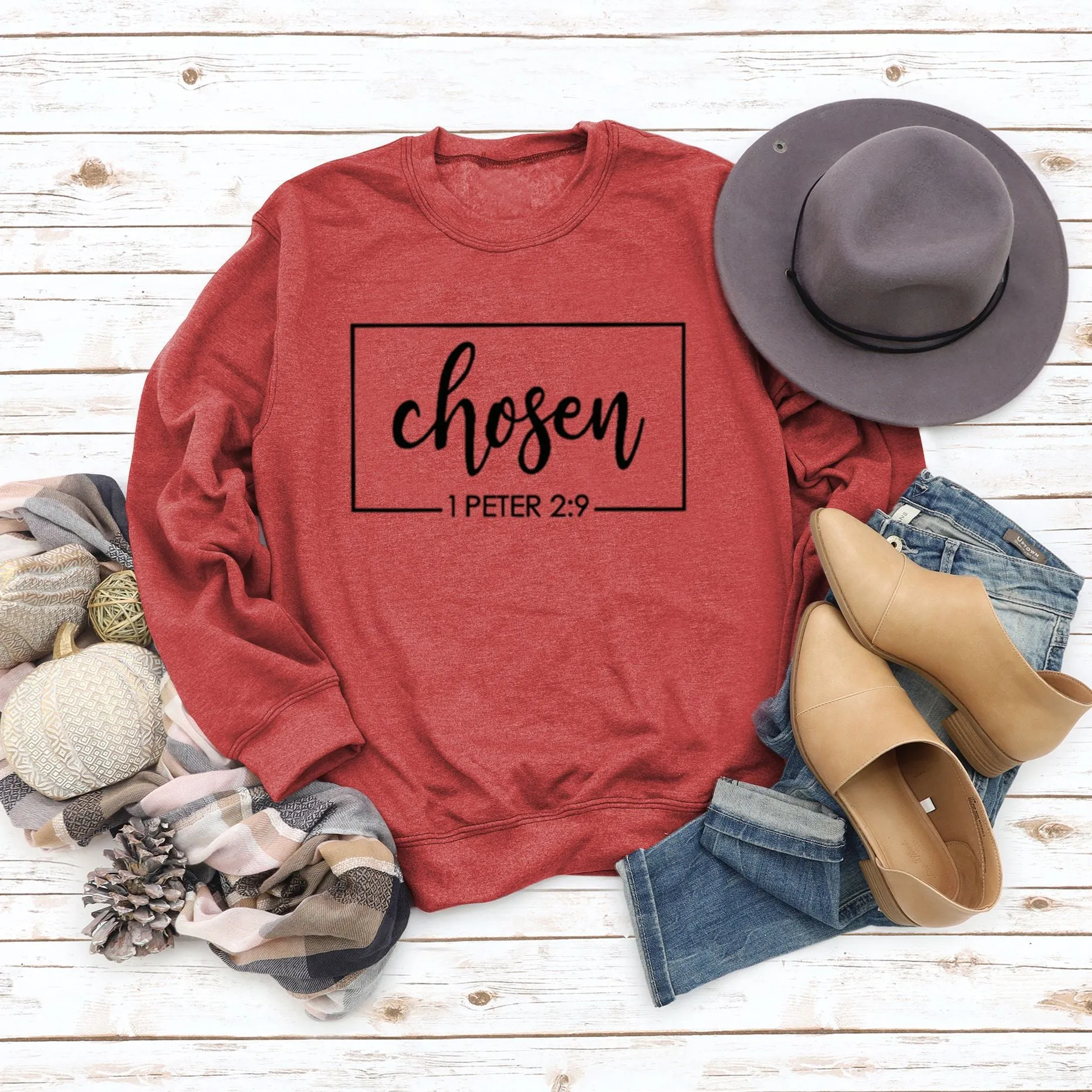 Casual O-Neck Long Sleeve Letter Print Sweatshirt