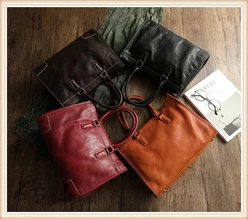 Johana - Genuine Leather Large Handbag Women