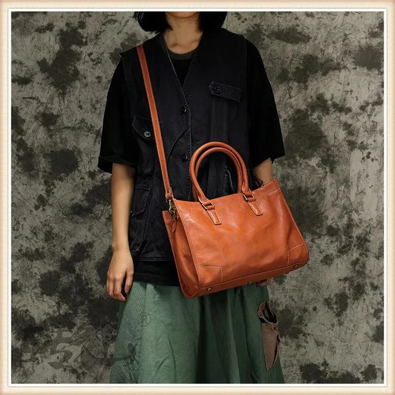 Johana - Genuine Leather Large Handbag Women