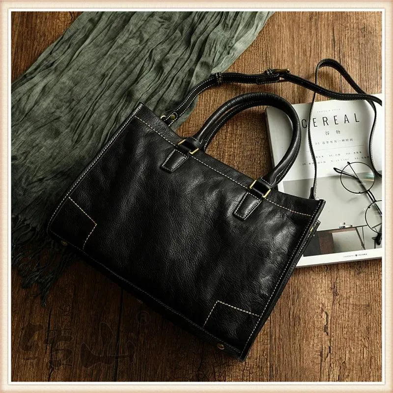 Johana - Genuine Leather Large Handbag Women
