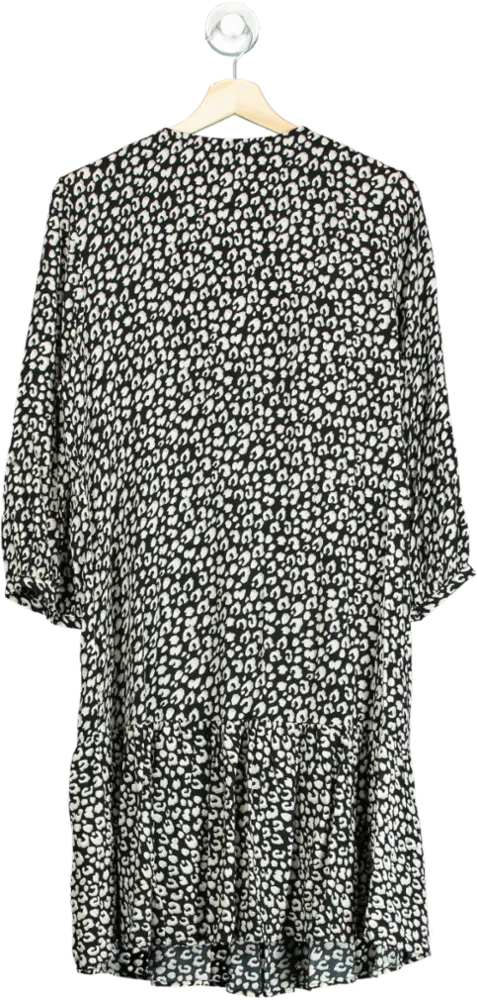 Principles Black Animal Swing Dress UK 10