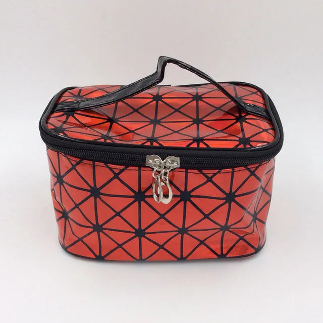 PU Leather Travel Organizer Cosmetic Bags