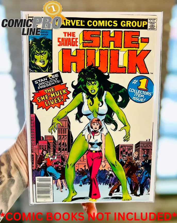 Resealable Silver Size Mylar Comic Bags - 100 Pack