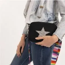Star Cross Body Bag - Black