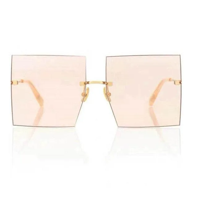 Trendy Oversized Square Sunglasses