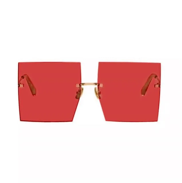 Trendy Oversized Square Sunglasses